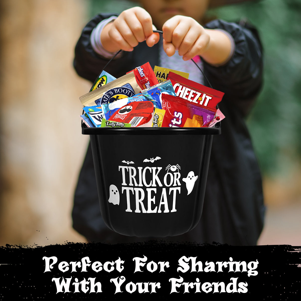 Halloween Candy & Snack Pumpkin Gift Basket 45ct