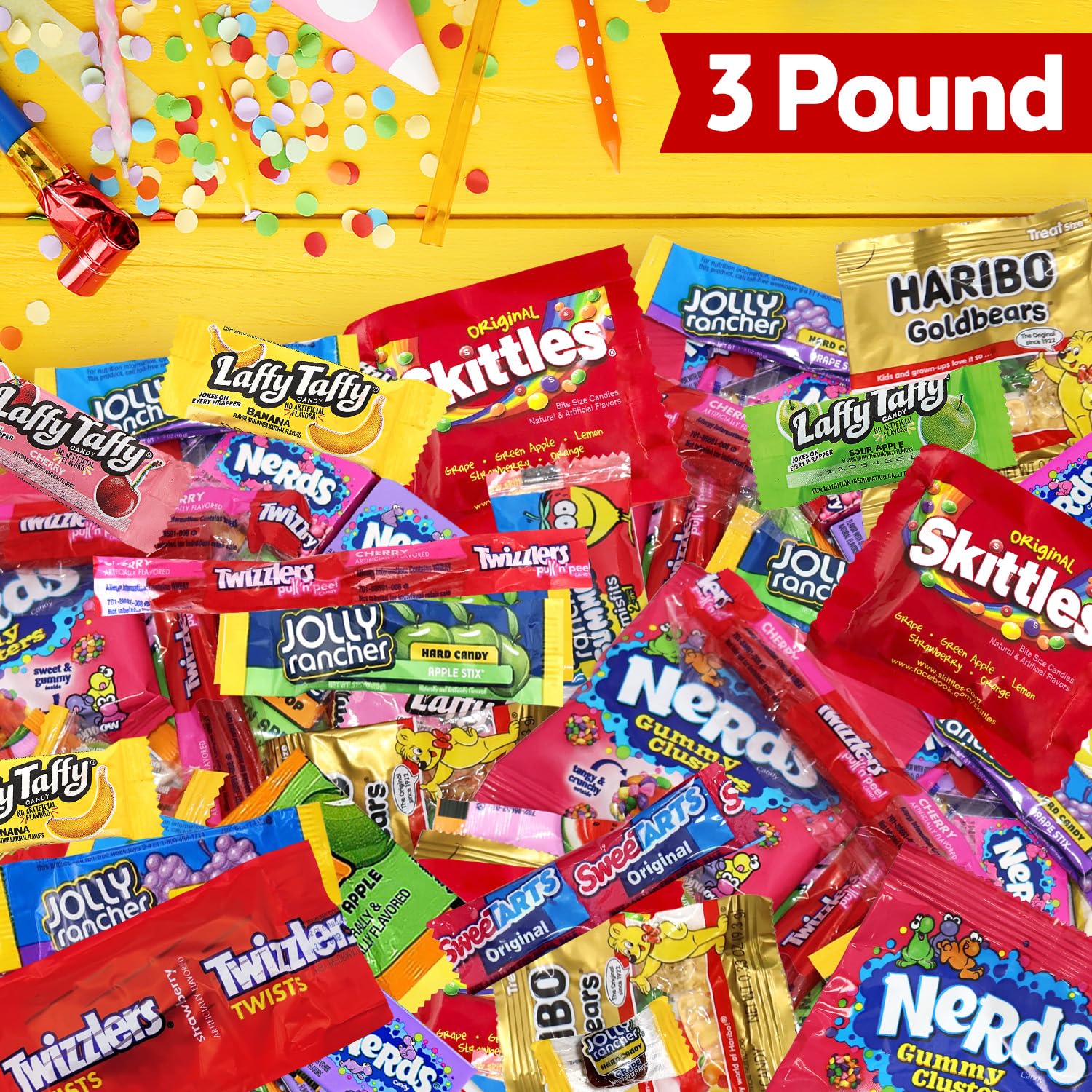 Bulk Candy Variety Pack 3 Pound - Assorted Candy