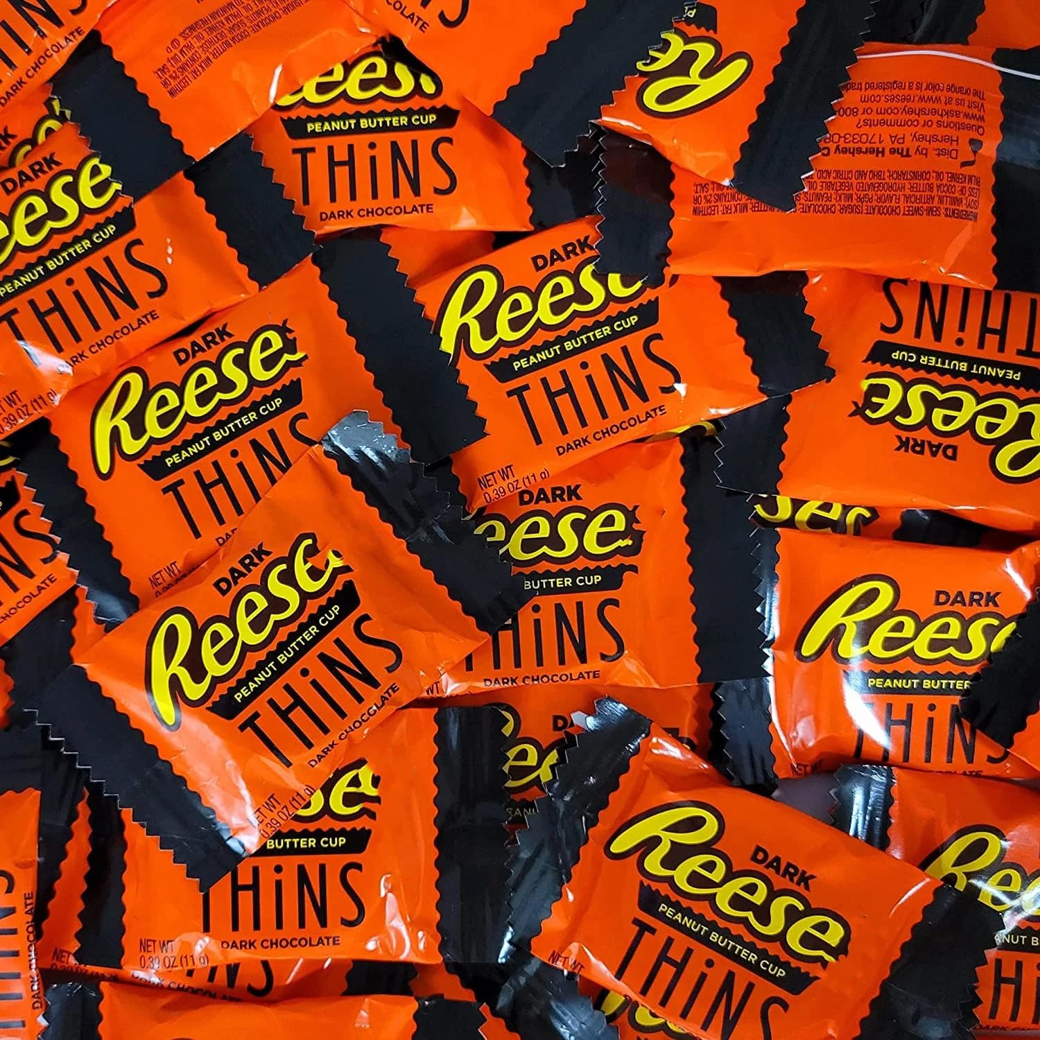 Reese's Dark Chocolate Peanut Butter Cups Thins 1.5 Pound