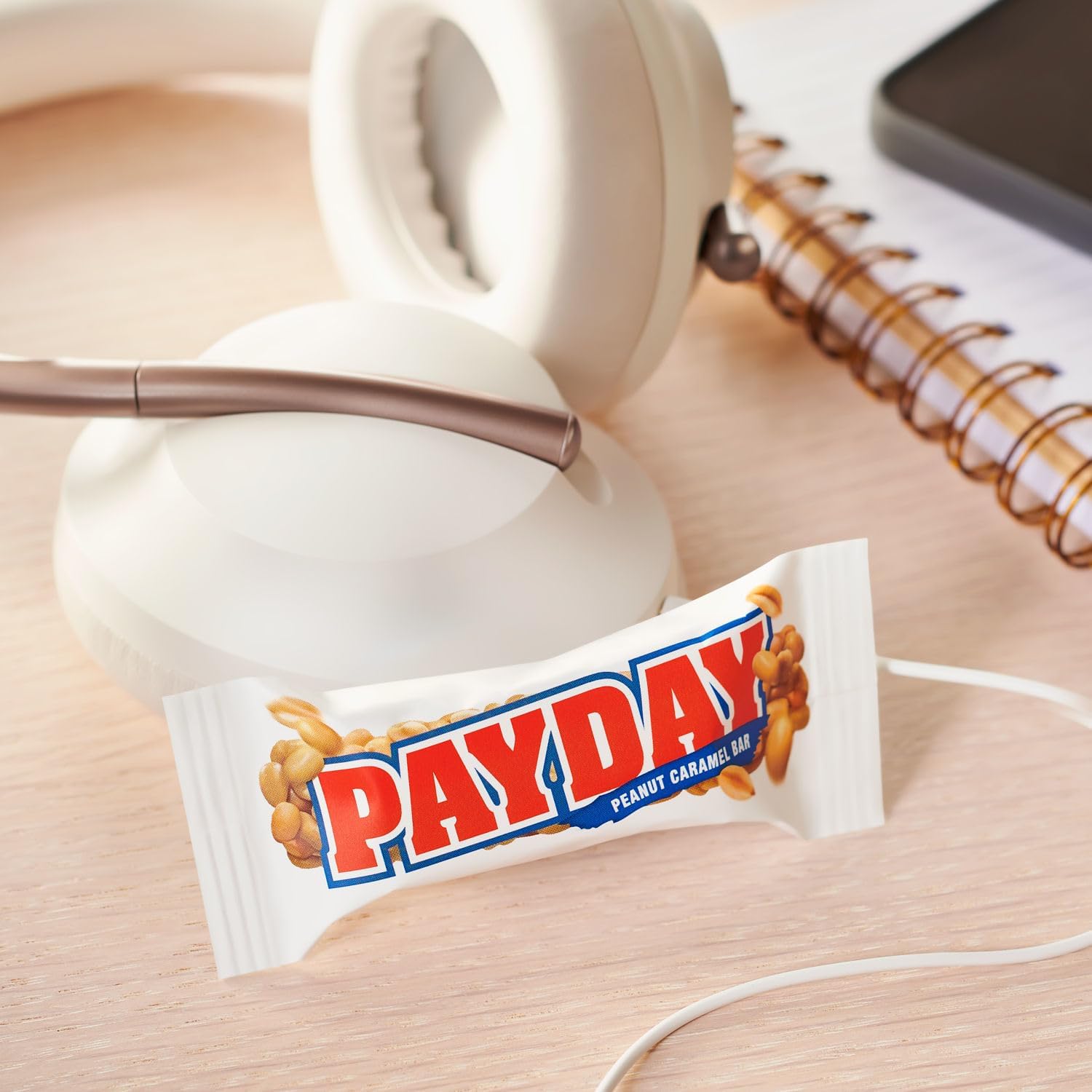 Payday Snack Size Peanuts and Chewy Caramel Bars 30 Count