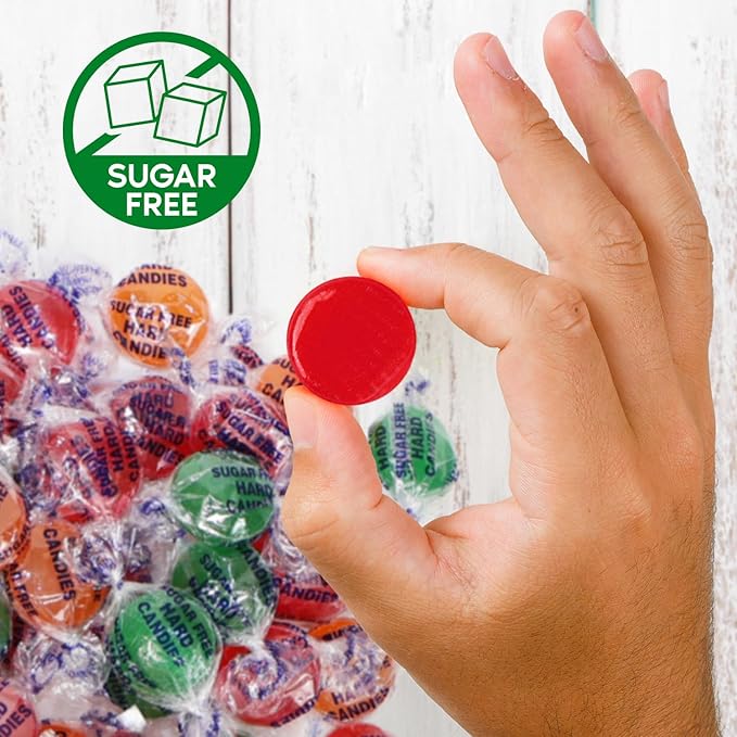 Taboom Sugar Free Assorted Fruit Mix Hard Candy 1 Pound