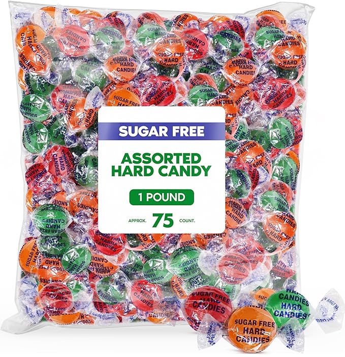 Taboom Sugar Free Assorted Fruit Mix Hard Candy 1 Pound