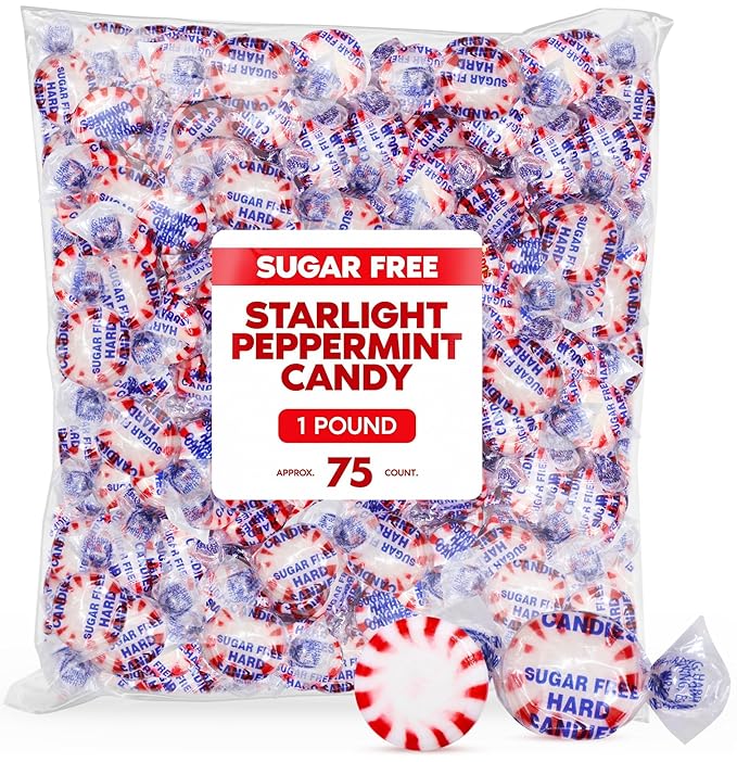 Taboom Sugar Free Starlight Peppermint Mint Hard Candy 1 Pound
