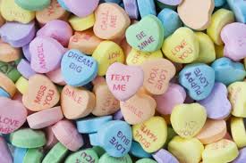 Sweet Tarts Conversation Hearts Candy - 10 Boxes