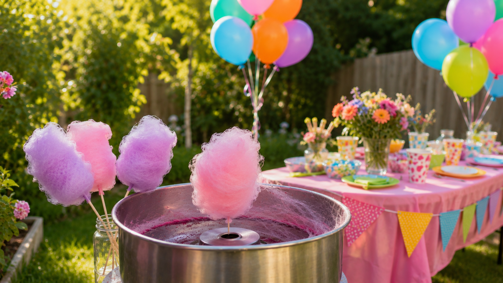 Cotton Candy Ideas for Kids' Birthday Parties