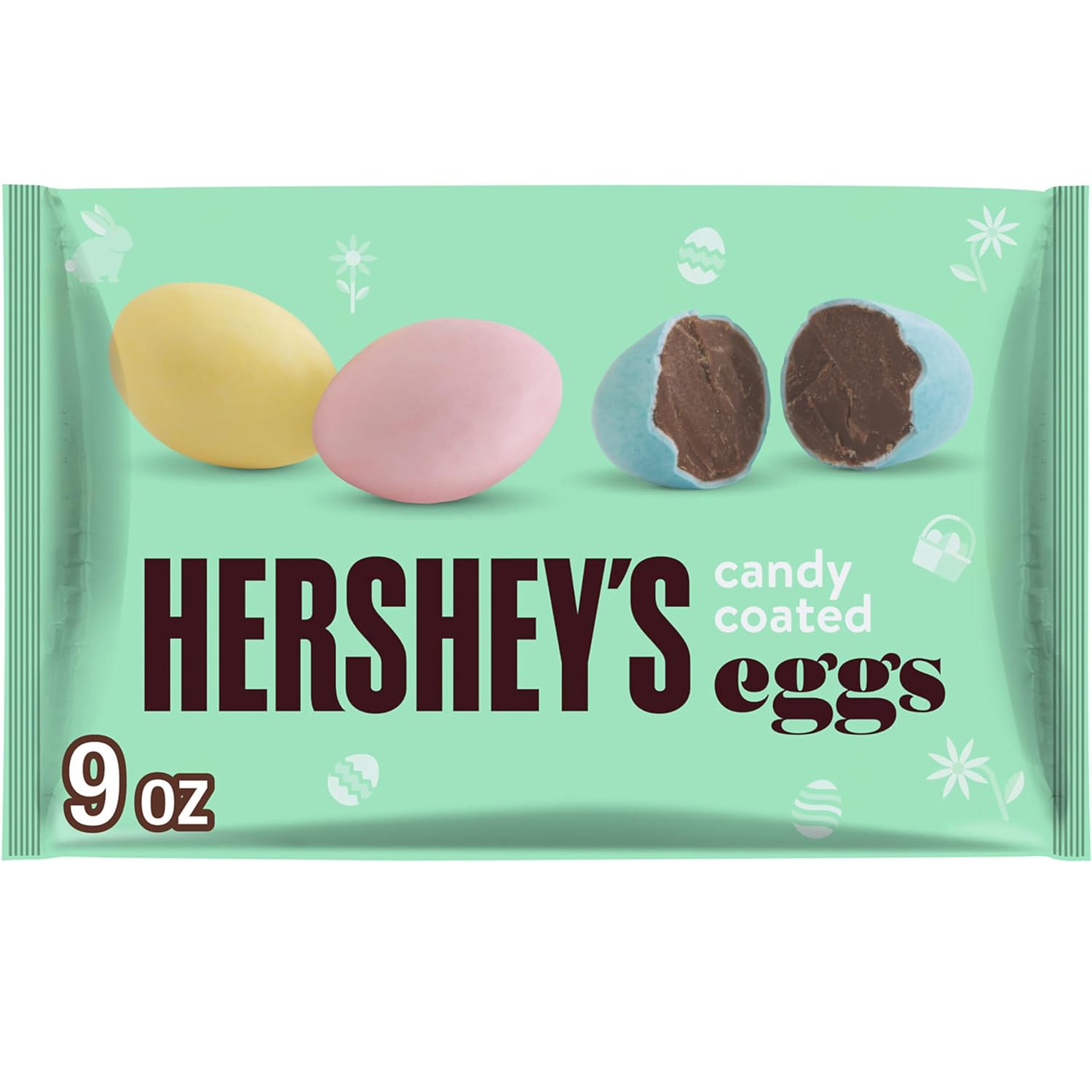 Hershey's Eggs Milk Chocolate Coated Eggs, 9oz