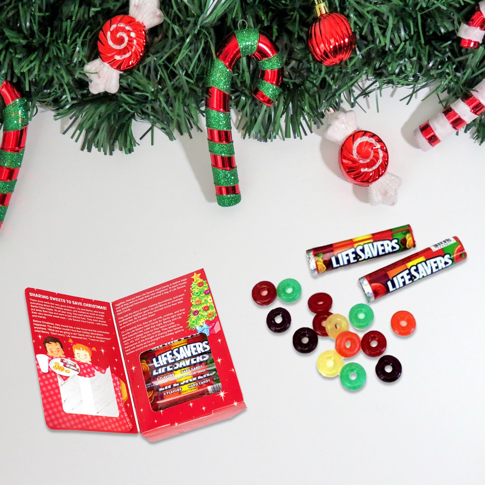 Lifesavers Christmas Candy Book 4 Pack of Lifesavers Hard Candy Lifesaver Storybook Candy. Christmas Candy Lifesaver Book, Life Saver Book Candy, Life Saver Christmas Book, Lifesaver Story Book