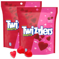 Twizzlers Valentine's Heart Shaped Licorice Candy Bag 2 Pack