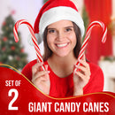 Taboom Giant Peppermint Candy Canes Pack of 2