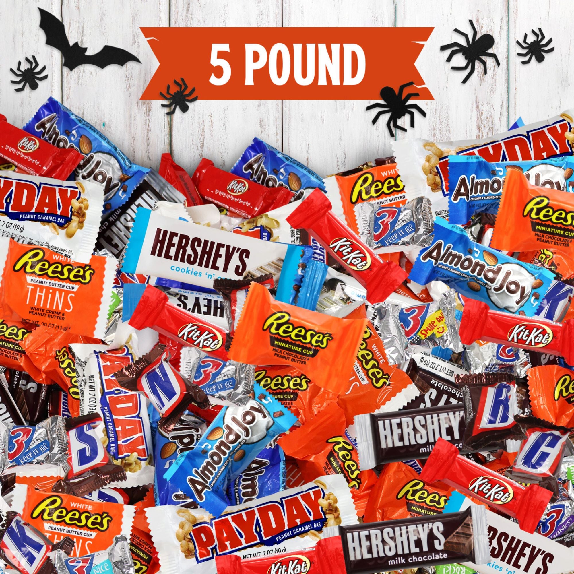 5lb Halloween Bulk Chocolate Candy Variety Pack