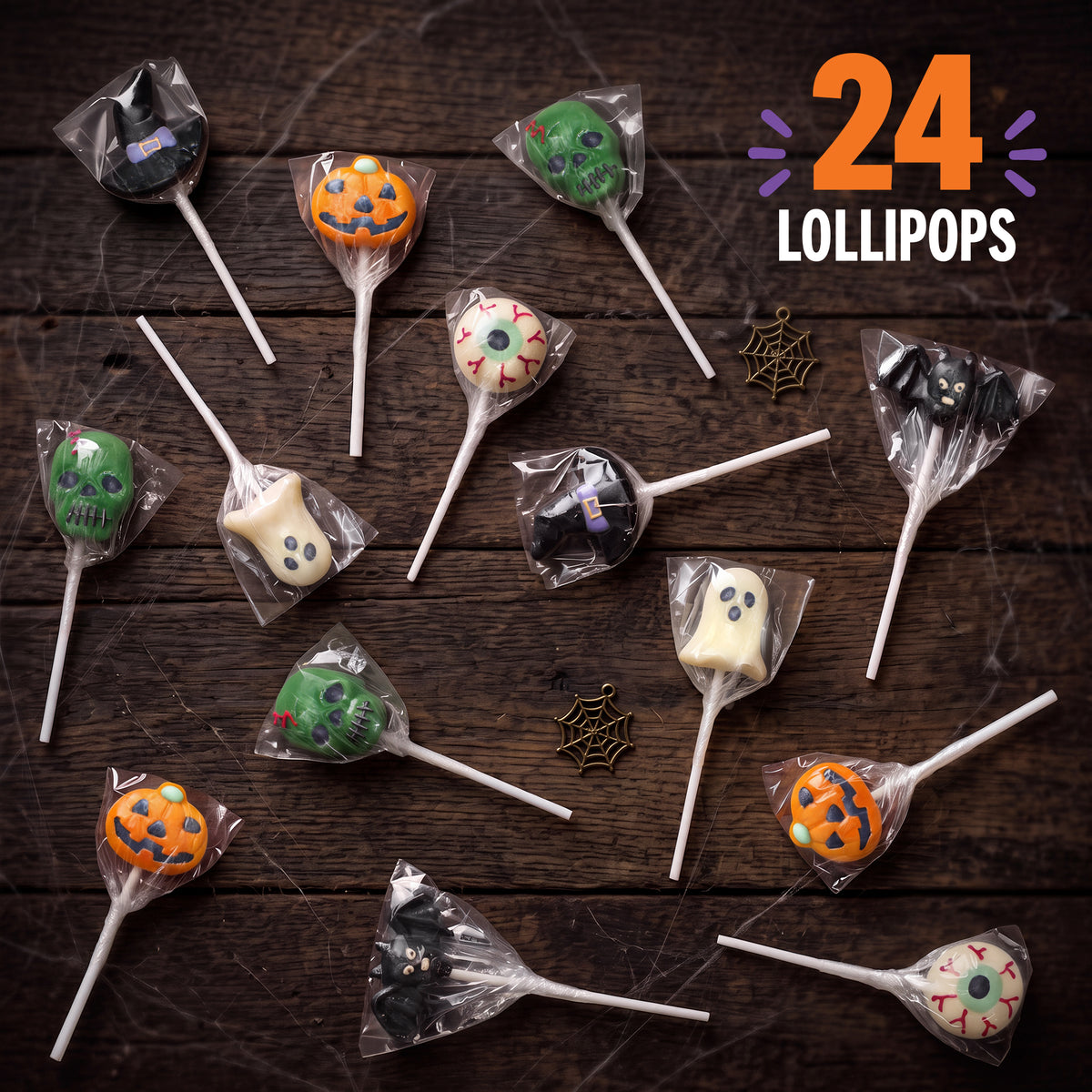 Taboom Halloween lollipops 24 ct
