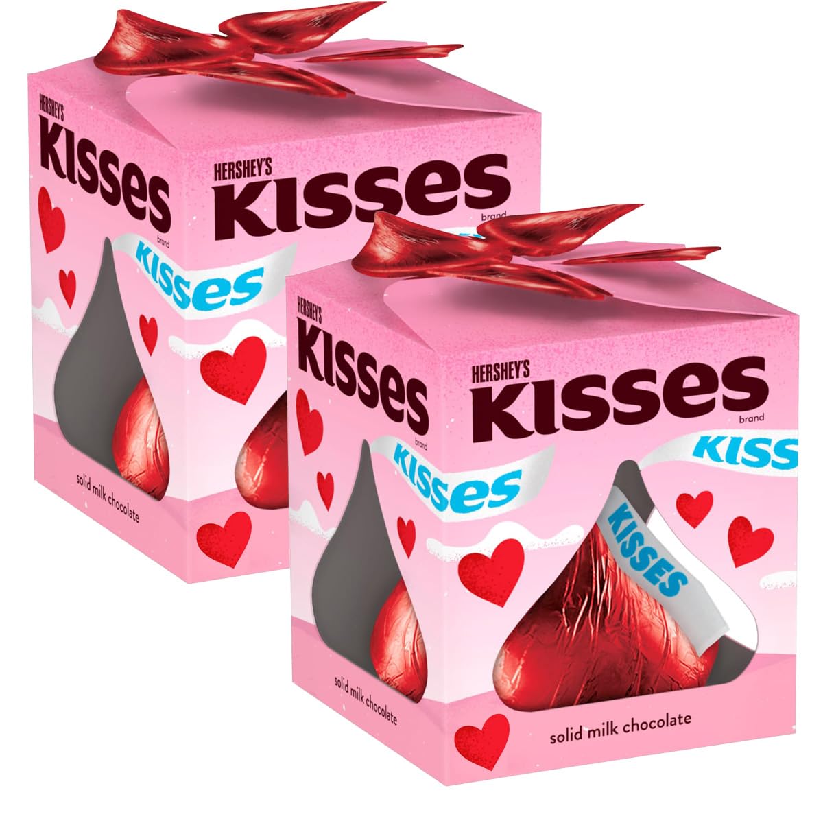 Hershey's Giant Red Kisses Valentine's Gift Box 2 Pack