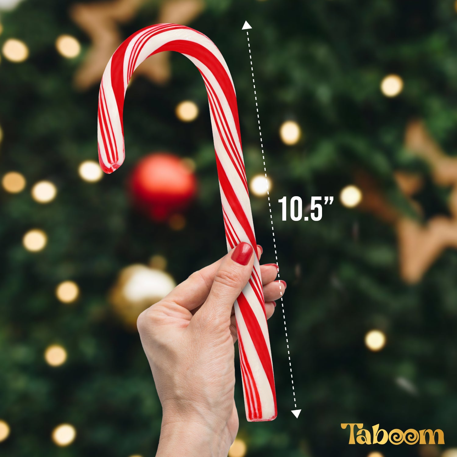 Taboom Giant Peppermint Candy Canes Pack of 2