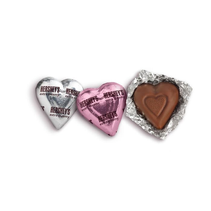 Hershey's Valentine Chocolate Hearts 42-count.