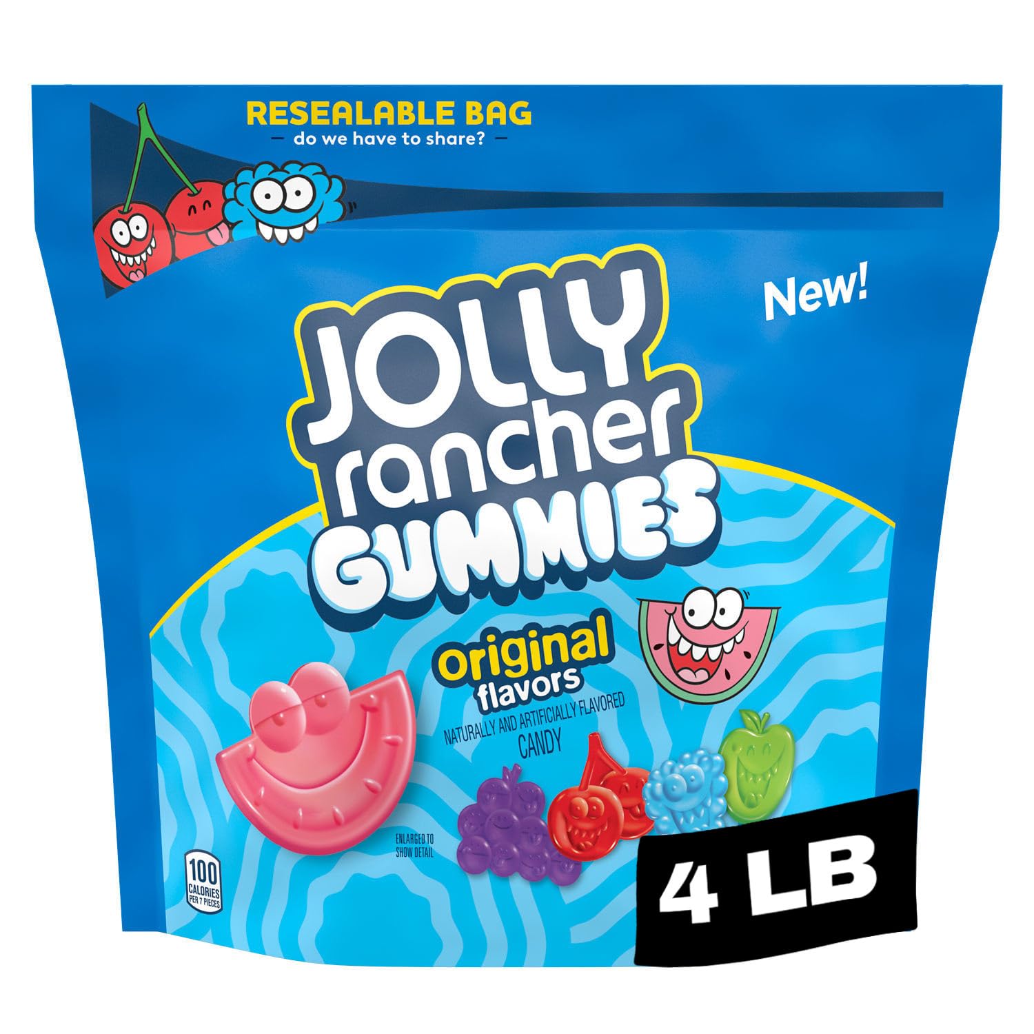 Jolly Ranchers Gummy Original Fruity Flavors 4lb