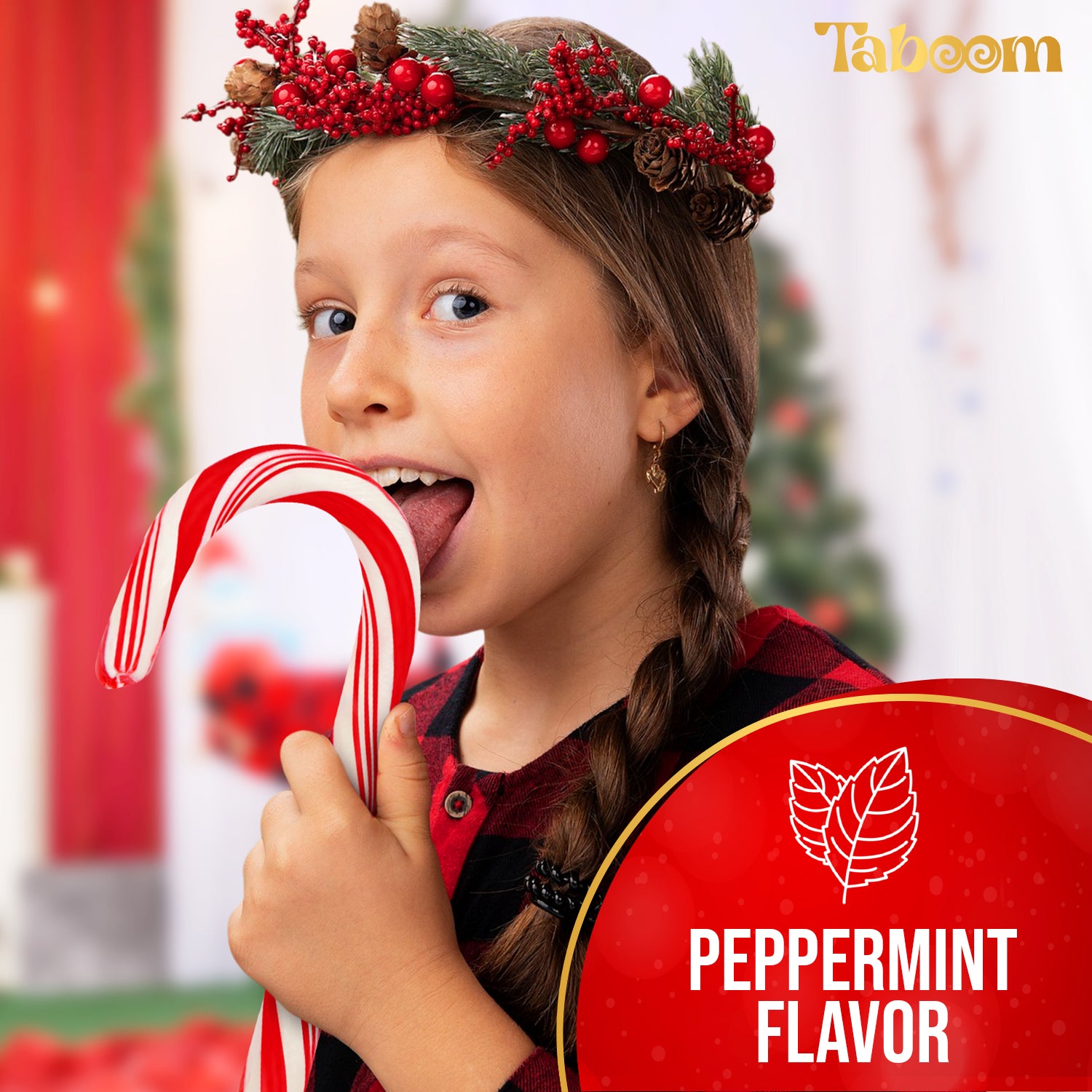 Taboom Giant Peppermint Candy Canes Pack of 2