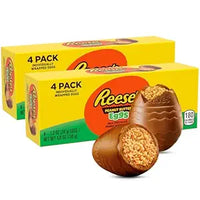 Reese's Easter Creme Eggs Individually Wrapped 2 Pack 8 Large Eggs