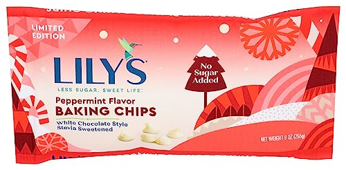 Lilys Chocolate Peppermint Flavor Baking Chips, 9 OZ