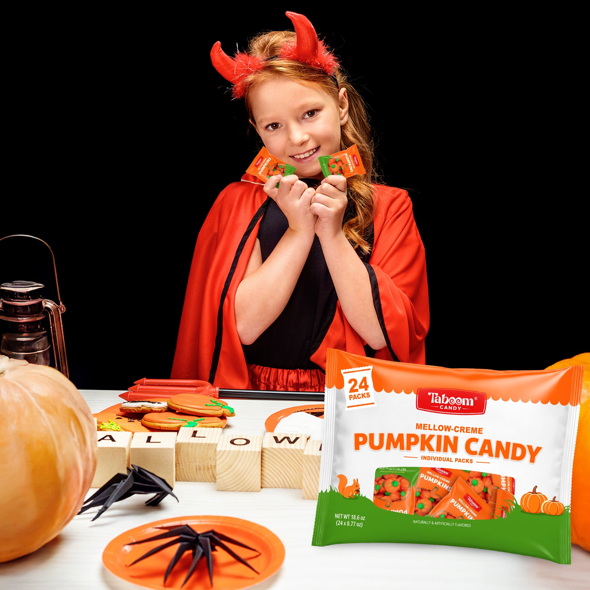 Taboom Mello-Creme Pumpkin Candy 24pk