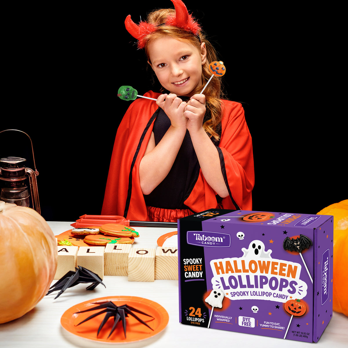 Taboom Halloween lollipops 24 ct