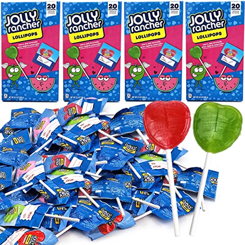 Jolly Rancher Heart Lollipops – 40 pcs