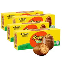 Reese's Easter Creme Eggs Individually Wrapped 4 Pack 16 Large Eggs