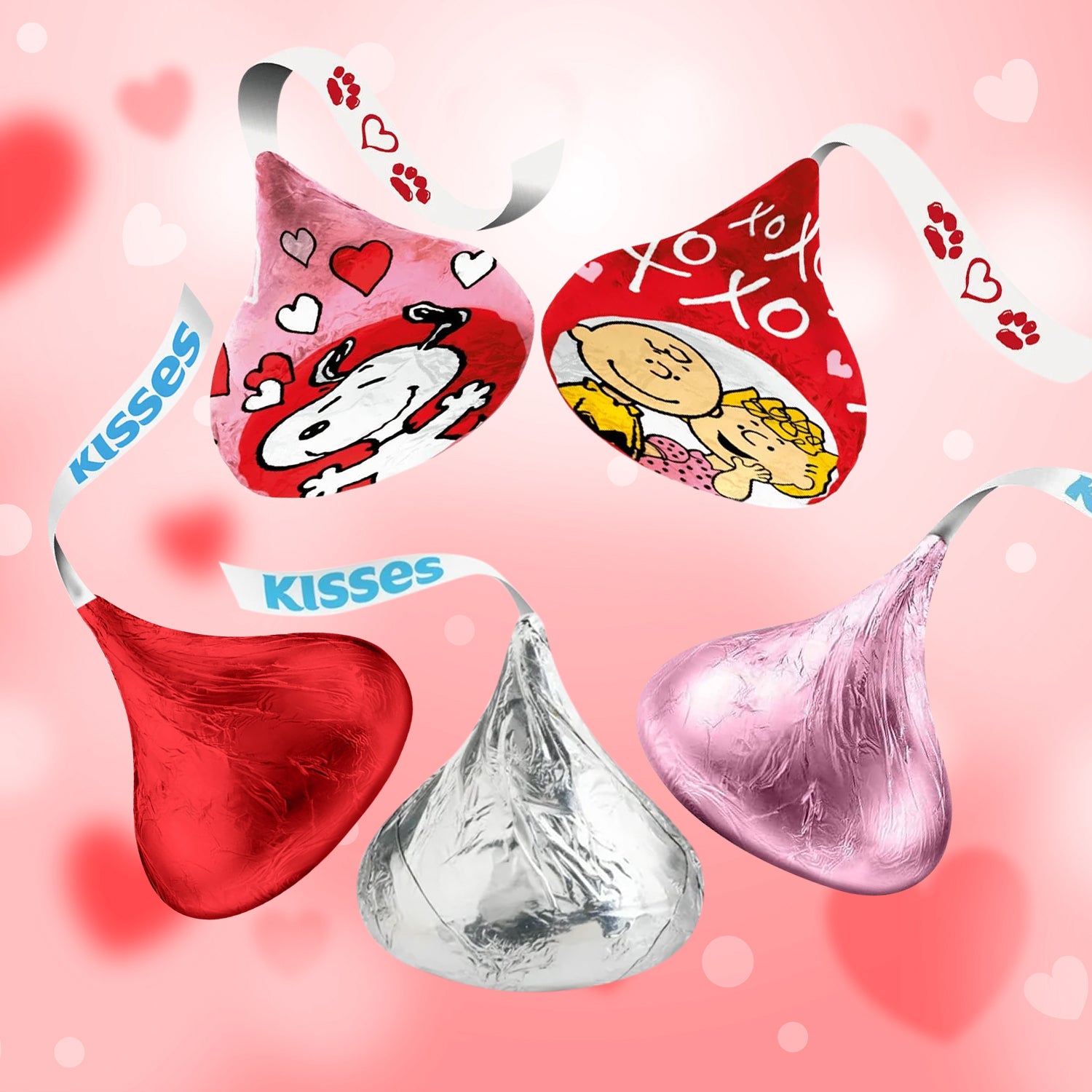 Hershey's Valentine Kisses Milk Chocolate 2 lbs