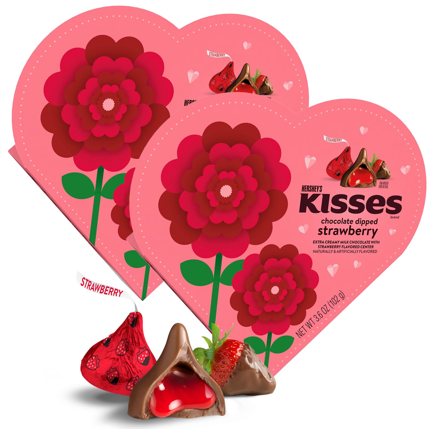 Hershey's Mothers Day Kisses Heart Gift Box 2 Pack