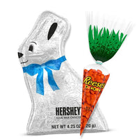 Easter Solid Milk Chocolate Bunny & Pieces Carrot Bag