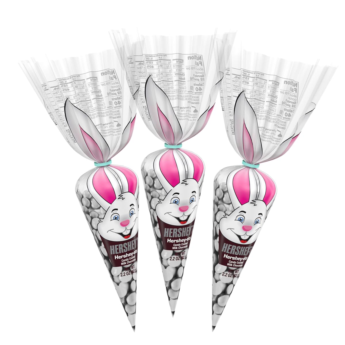 Hershey's Easter Coated Milk Chocolate Carrot Bag 3 Pack