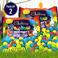 Cadbury Easter Mini Rainbow Eggs Milk Chocolate 2 Pack