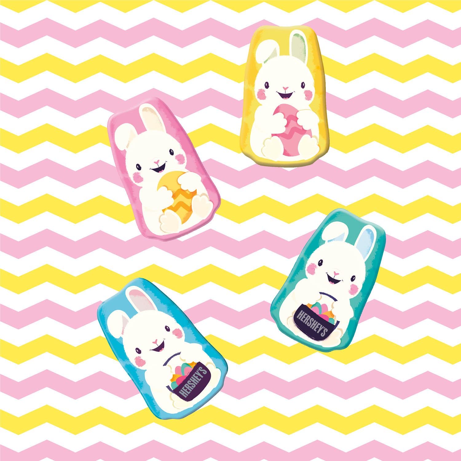 Hershey's Easter Milk Chocolate Mini Bunnies, 9.1 oz bag, 4 count
