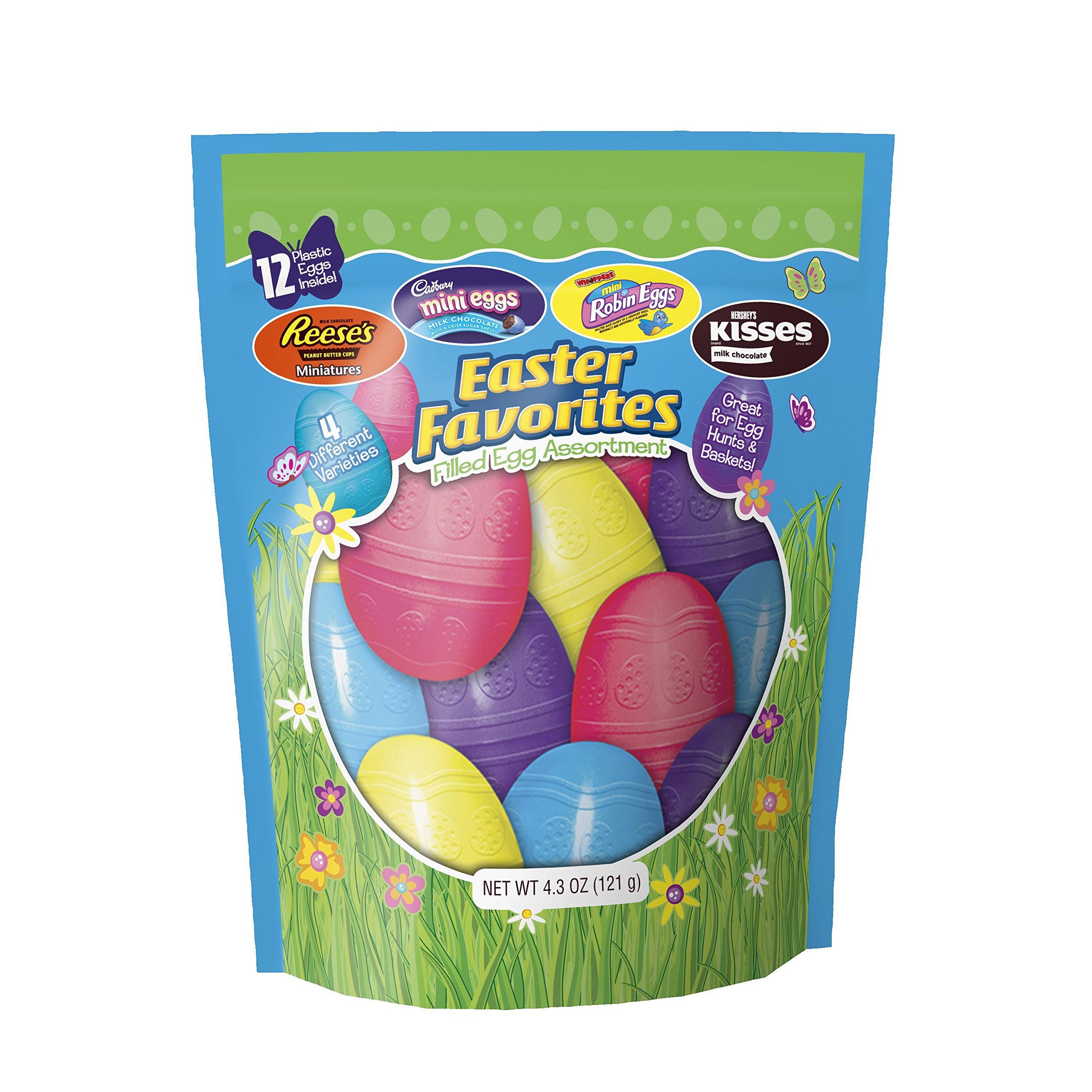 Hershey's Chocolate Filled Plastic Easter Egg Assortment Pack of 3
