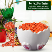 Reese's Easter Carrot Bags Peanut Butter Chocolate Pieces  4 Pack