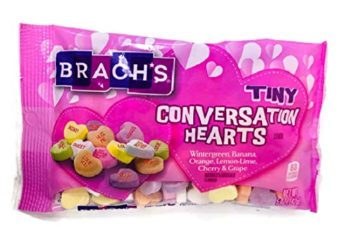 Brach's Valentine's Day Tiny Conversation Hearts Candy  5 oz