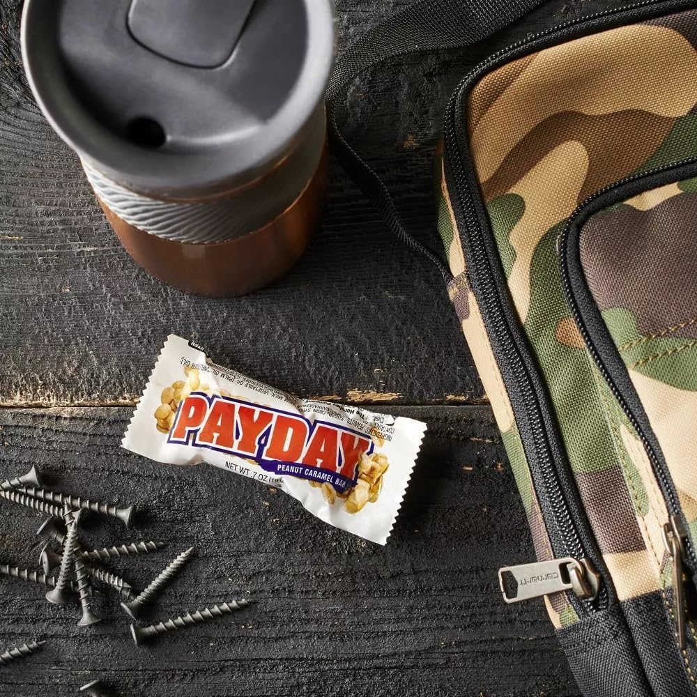 Payday Snack Size Peanuts and Chewy Caramel Bars 30 Count