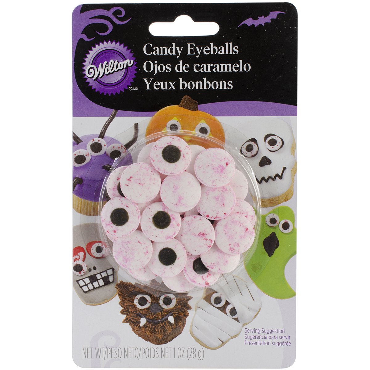 Wilton Red Vein Candy Eyeballs