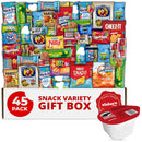 Snack Box Care Package Gift Box (45 Pack)