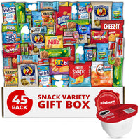 Snack Box Care Package Gift Box (45 Pack)