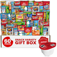 Snack Box Care Package Gift Box 60 Count