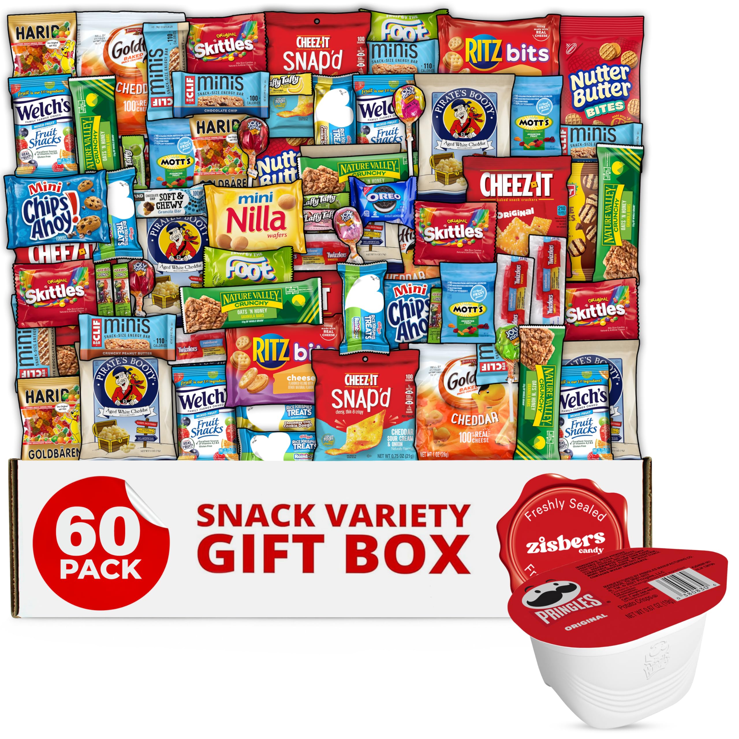 Snack Box Care Package Gift Box 60 Count