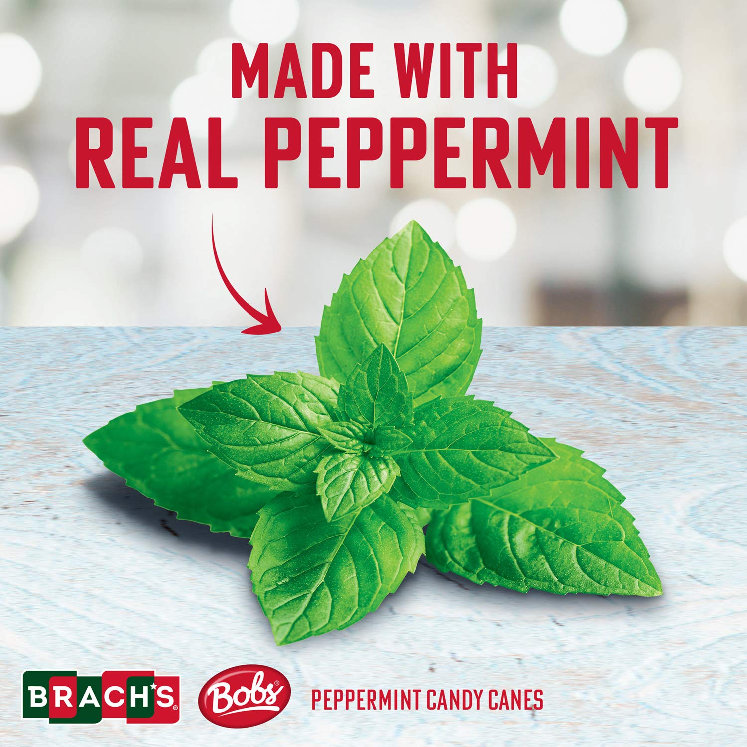 Brach's Red and White Peppermint Candy Canes, 12 ct