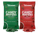 Holiday Red & Green Candy Wafers 2 Pack