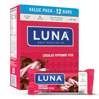 LUNA Bar Chocolate Peppermint Stick Flavor 12 Pack