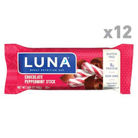 LUNA Bar Chocolate Peppermint Stick Flavor 12 Pack