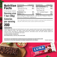 LUNA Bar Chocolate Peppermint Stick Flavor 12 Pack