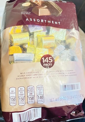 Hershey's Nuggets Chocolate-Assortment 145pcs -52 Oz Bag