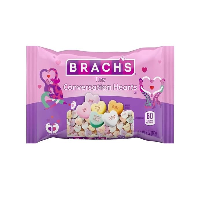 Brach's Tiny Conversation Hearts 5 oz Bags Pack of 2