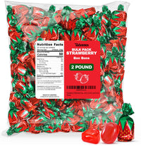 Strawberry Filled Hard Candy Bon Bons 2 lbs