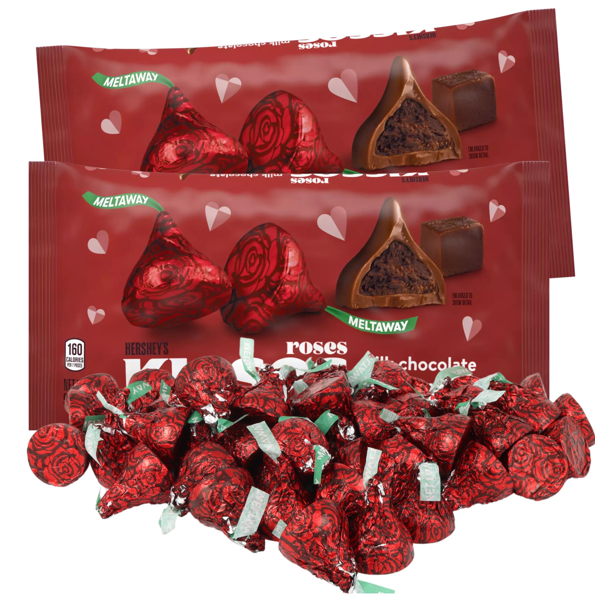 Hershey's Milk Chocolate Meltaway Kisses Pack of 2 9 Ounces Each